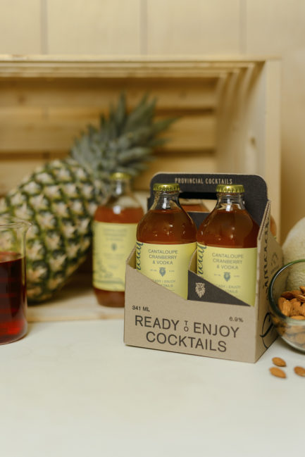 Cantaloupe, Cranberry & Vodka